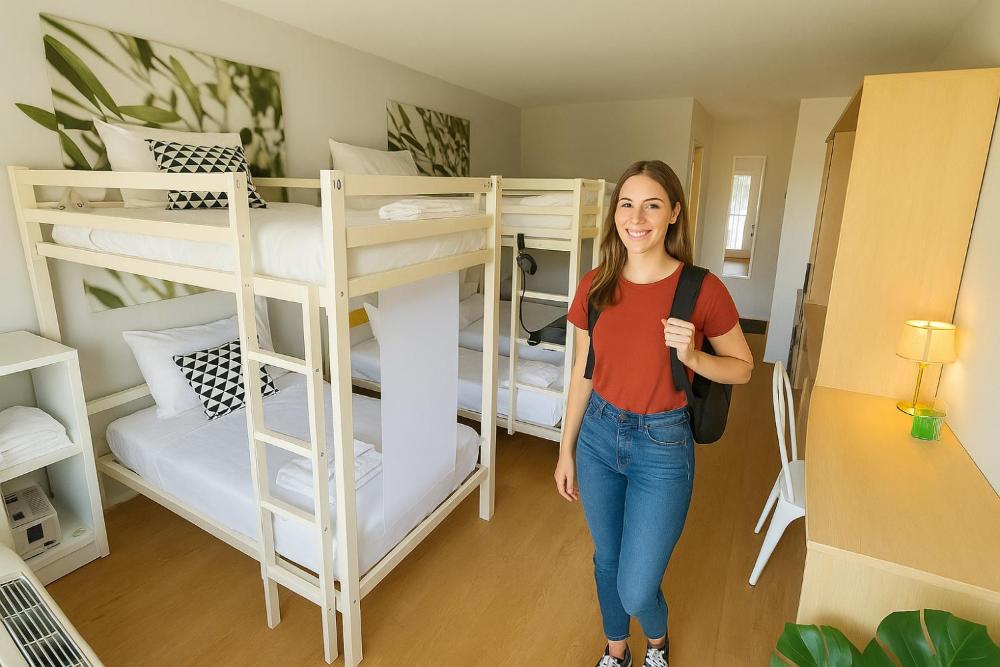 Bed in 6-Bed Mixed Dormitory Room interior